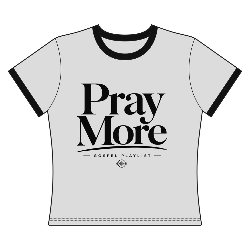 Praise Looks Good On You Ringer Tee – Gospel Playlist Christian Apparel